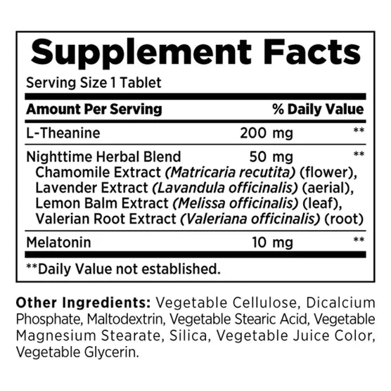 Nature's Bounty Sleep3 10 mg. Melatonin, 120 Tablets