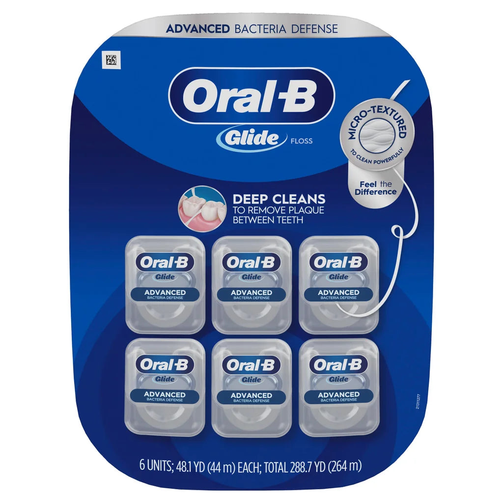 Oral-B Glide Advanced Multi-Protection Floss, 6-pack